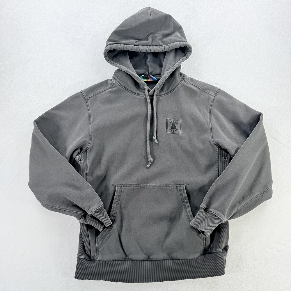 Teddy Fresh Hoodie Mens XS Gray Fleece Pullover Kangaroo Pocket Sweatshirt Logo